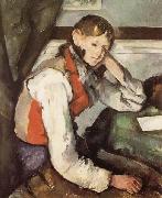 Paul Cezanne Garcon au gilet rouge Germany oil painting artist